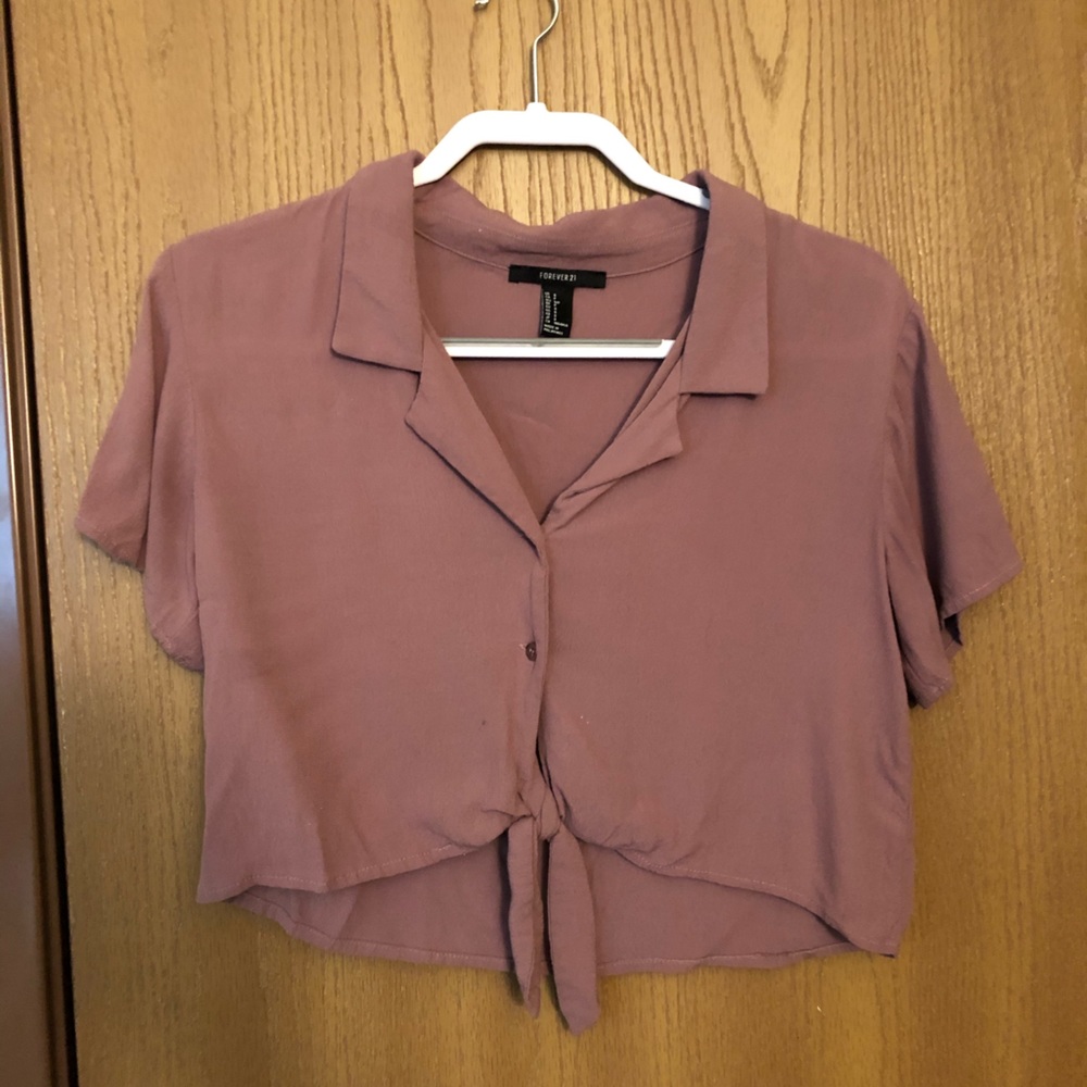 Forever 21 cropped shirt
